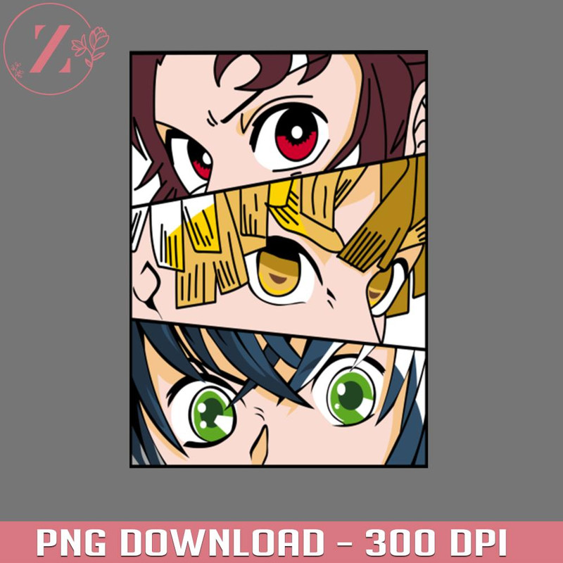 KL29122415437-Demon Slayer Trio  Tanjiro Zenitsu and Anime Damon Slayer  PNG download.jpg