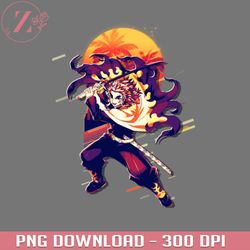 kyojuro rengoku kimetsu anime damon slayer  png download
