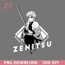 zenitsu demo anime damon slayer png download