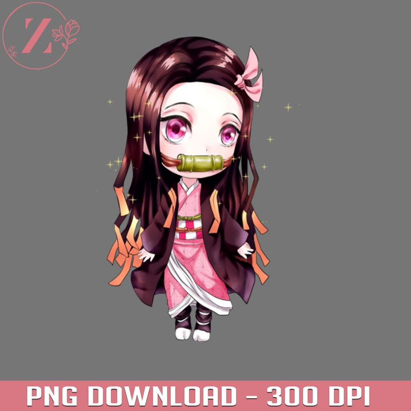 KL2912245681-chibi nezuko kamado kimetsu Anime Damon Slayer PNG download.jpg