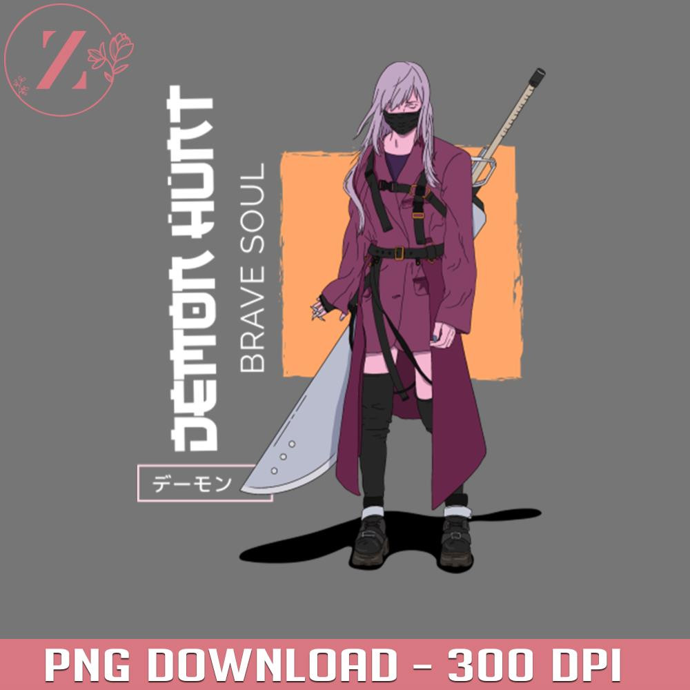 KL2912242319-Demon Hunter Brave Soul Demo Anime Damon Slayer PNG download.jpg