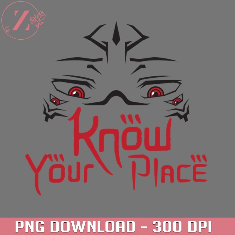 KL0101242383-Sukuna - Know Your Place Anime Jujutsu Kaisen PNG download.jpg