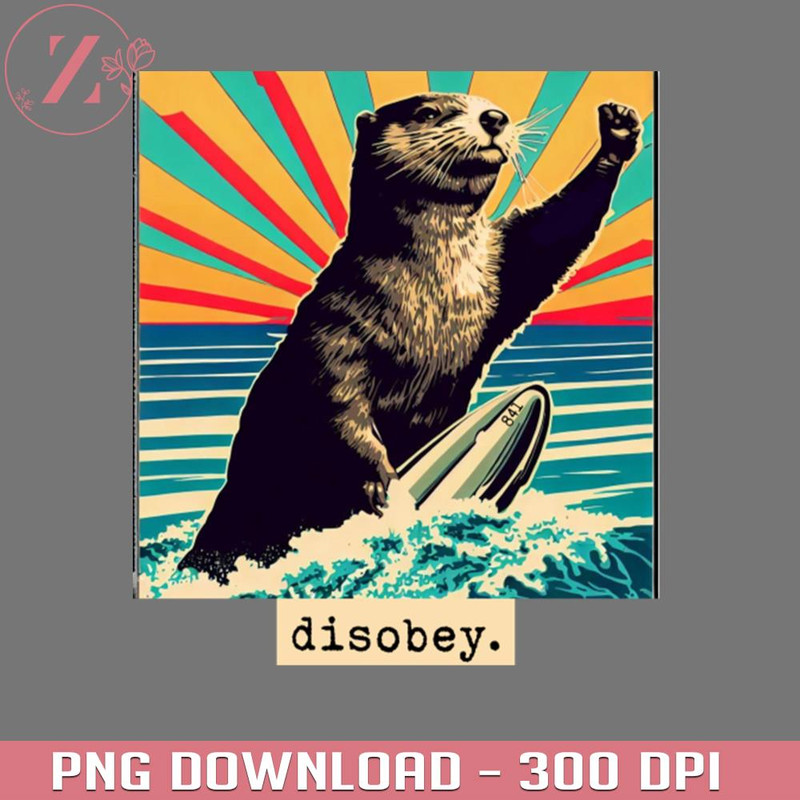 KL020124155-disobey surfing otter white background Anime Cowboy Bebop download PNG.jpg