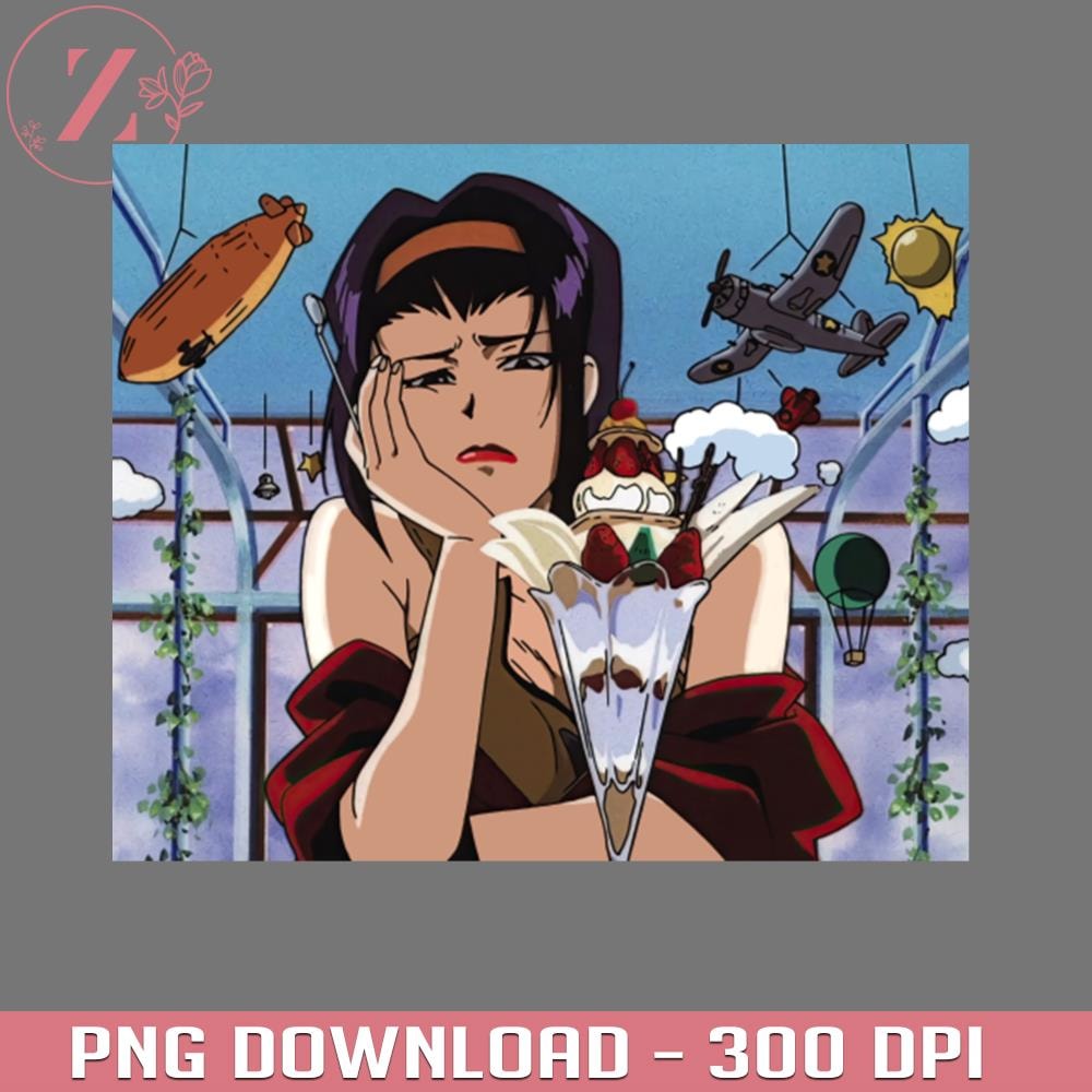 KL020124205-Faye Anime Cowboy Bebop download PNG.jpg