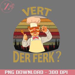 vert der ferk cook swedish chef anime cowboy bebop download png