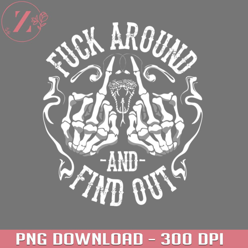 KL020124223-Fuck Around and Find Out Middle Finger Snake Head with Smoke Anime Cowboy Bebop download PNG.jpg