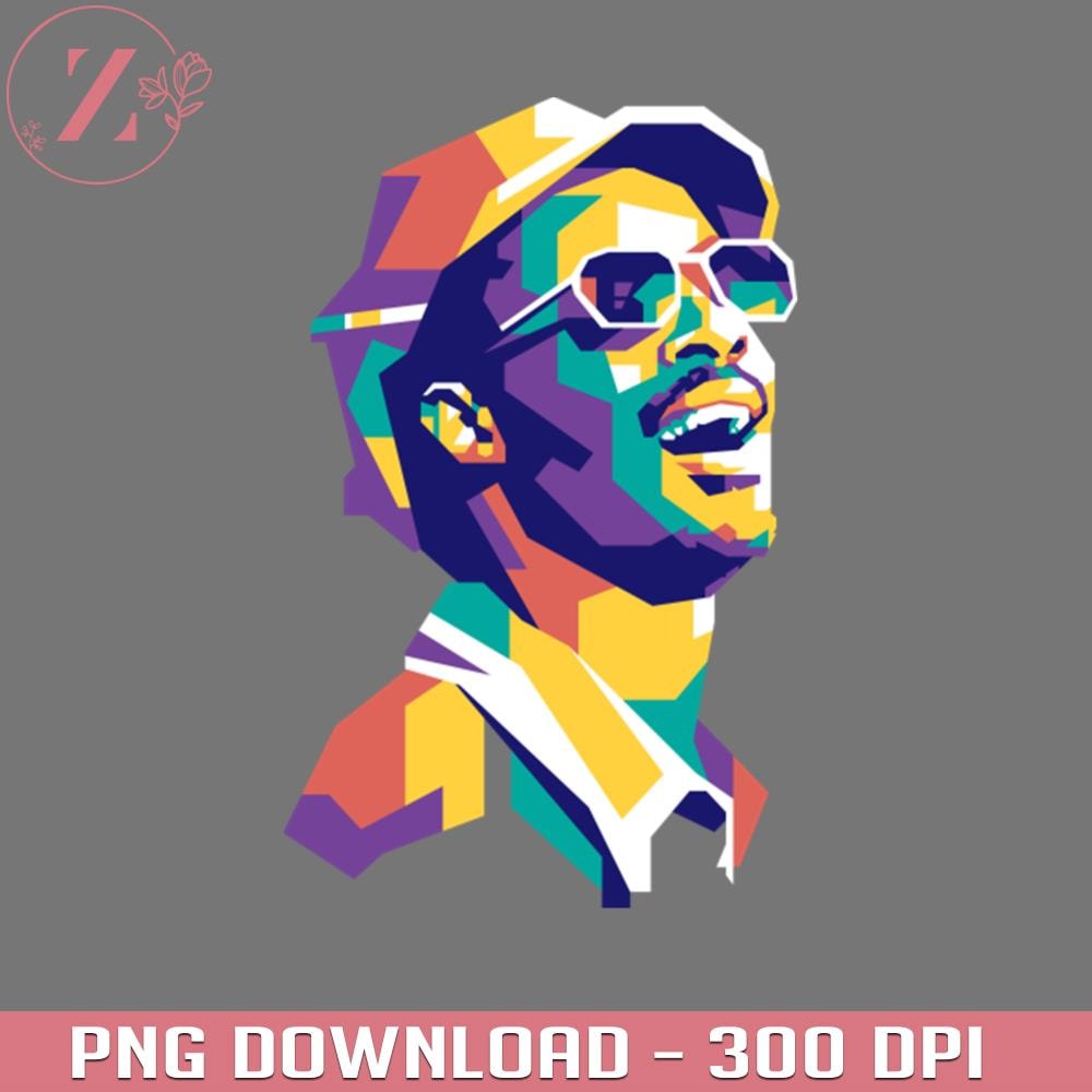 KL020124634-Stevie Wonder WPAP Limit Color Anime Cowboy Bebop download PNG.jpg