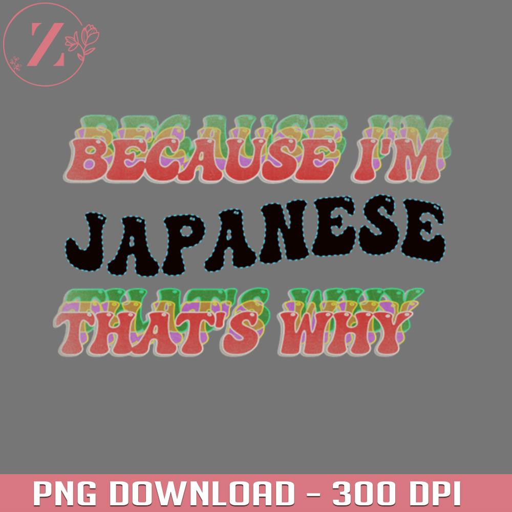 KL02012464-BECAUSE I AM JAPANESE  THATS WHY Anime Cowboy Bebop download PNG.jpg