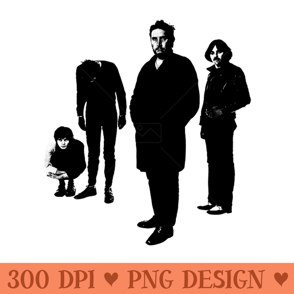 Black and White - Retro Vintage - Sublimation PNG - Customer Support