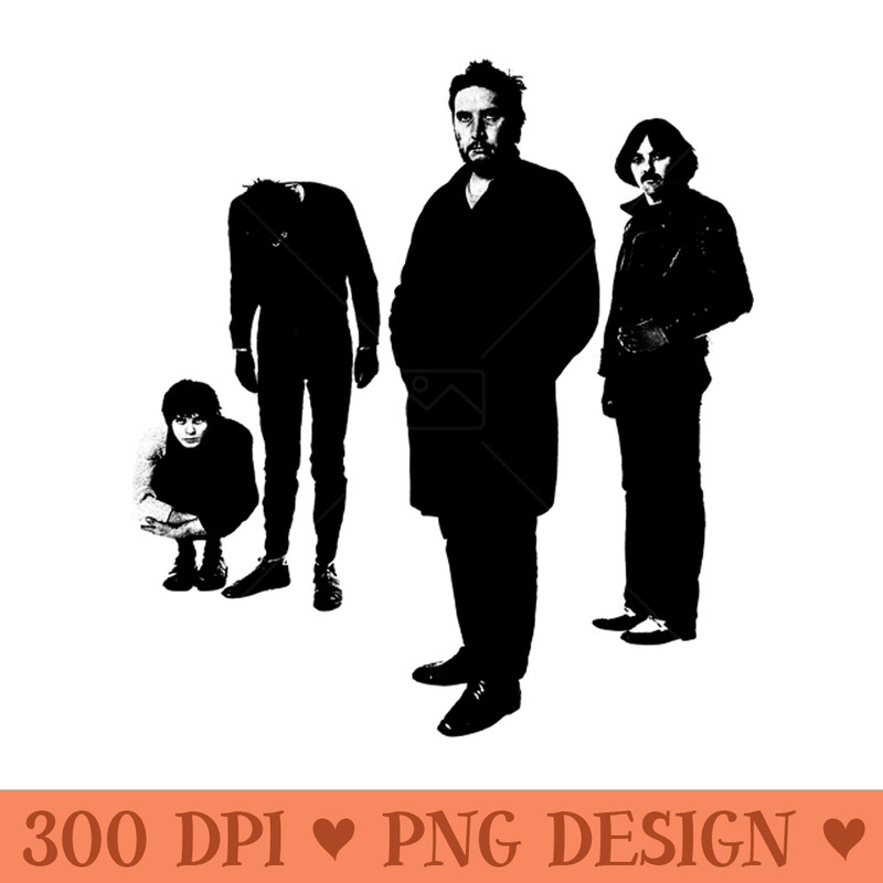 Black and White - Retro Vintage - Sublimation PNG - Customer Support