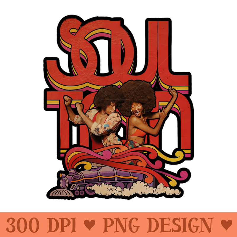 RETRO - SOUL TRAIN- DANCE TIMES - PNG Download Pack - Unique