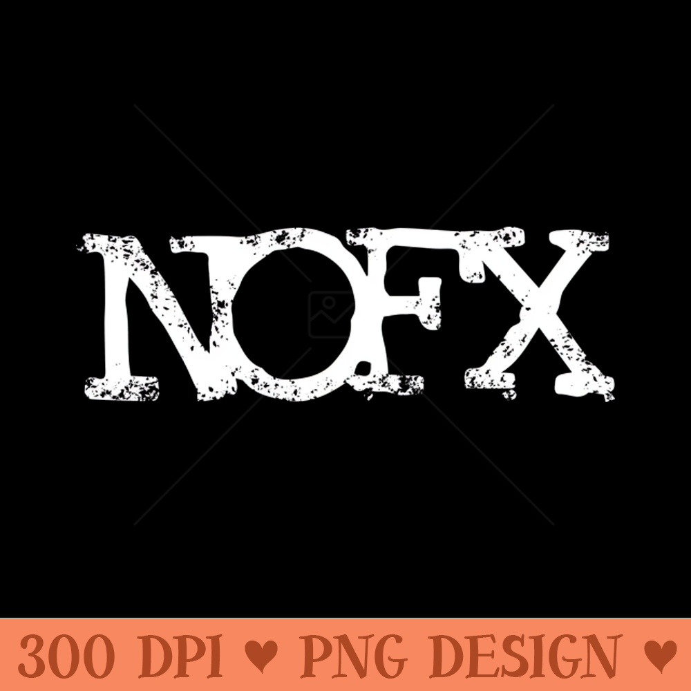 nofx logo vintage - Downloadable PNG - Customer Support