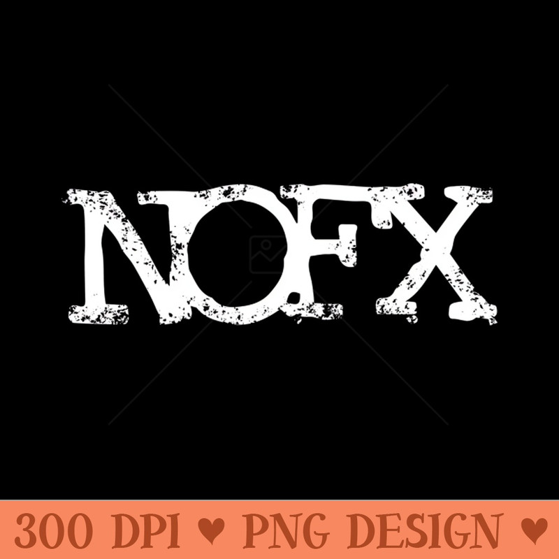 nofx logo vintage - Downloadable PNG - Customer Support