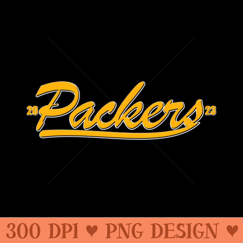 Packers 2023 - PNG Clipart - Professional Design