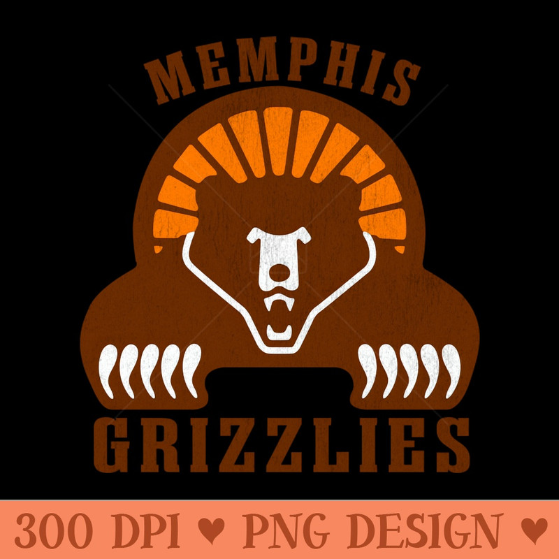 Defunct Memphis Grizzlies WFL Football -  - Professional Design
