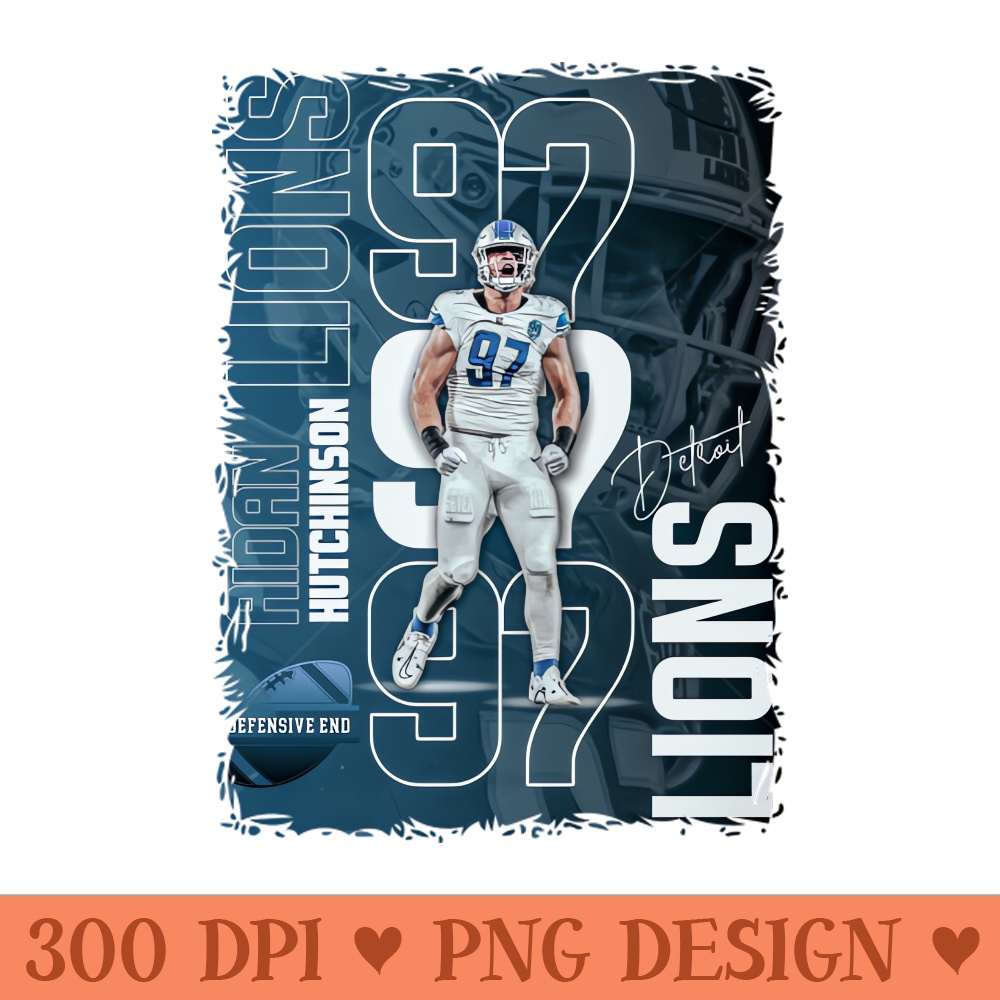 Aidan Hutchinson - PNG File Download - Customer Support