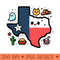 Texas Cute - PNG Clipart - Professional Design