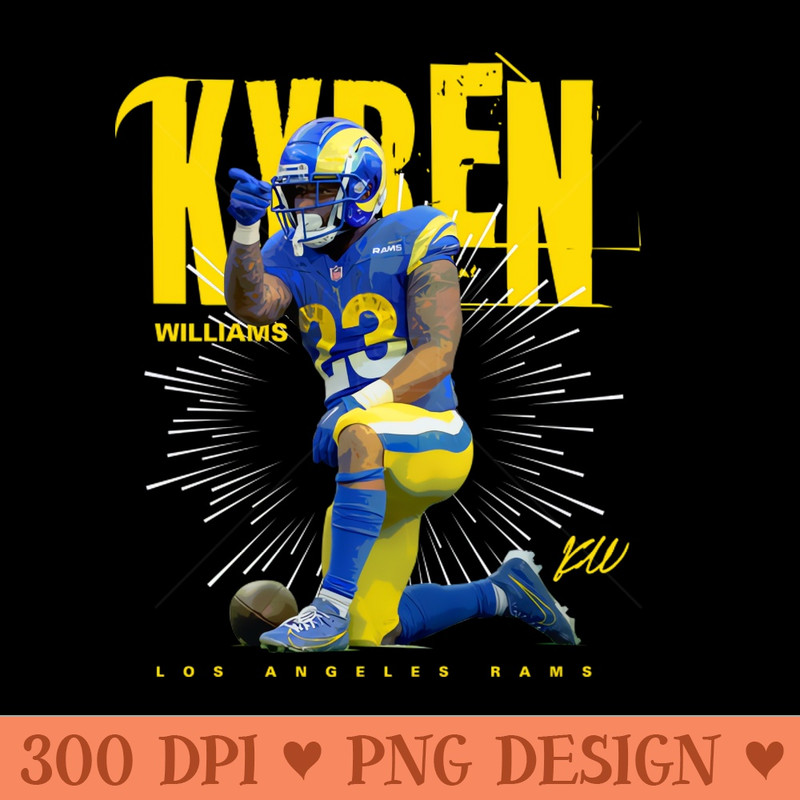 Kyren Williams - Download PNG Graphics - Latest Updates