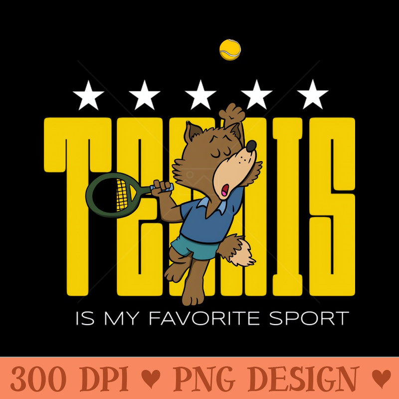 funny animal plays tennis - Free PNG Downloads - Professional Design