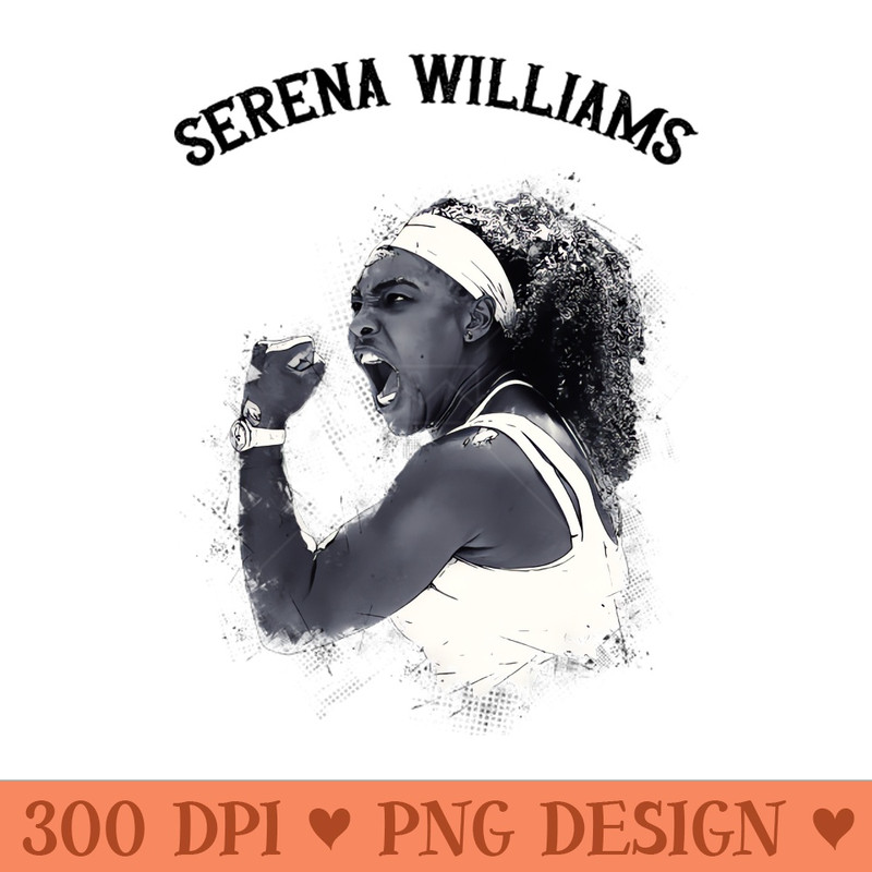 Serena Williams - Digital PNG Art - Convenience