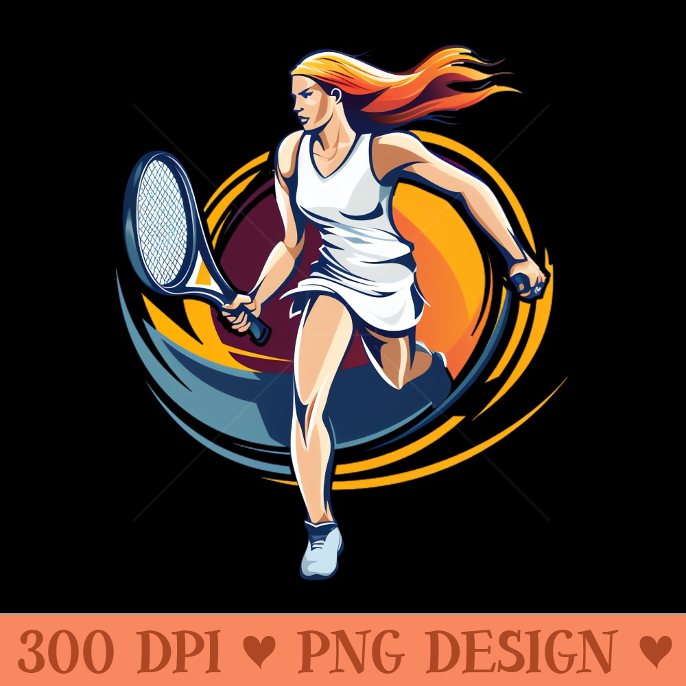 woman playing tennis - Sublimation PNG Designs - Popularity