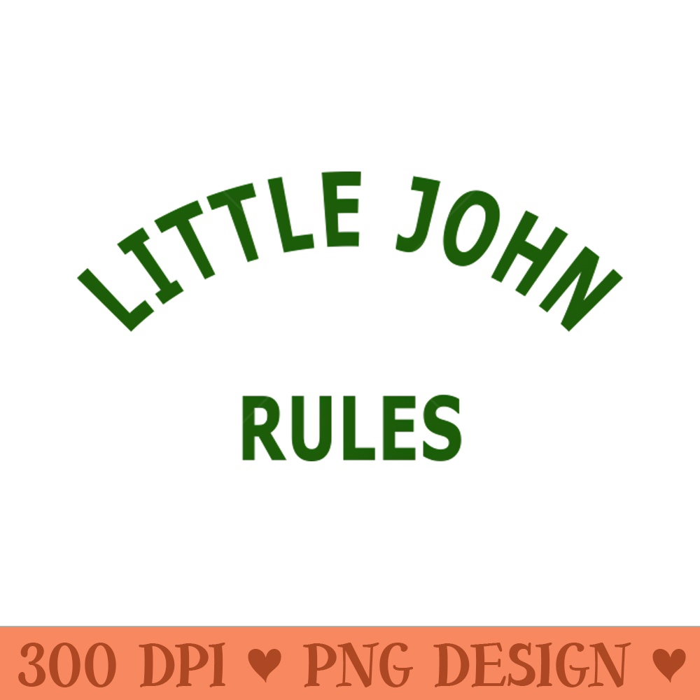 Little John Rocks - Digital PNG Graphics - High Quality 300 DPI
