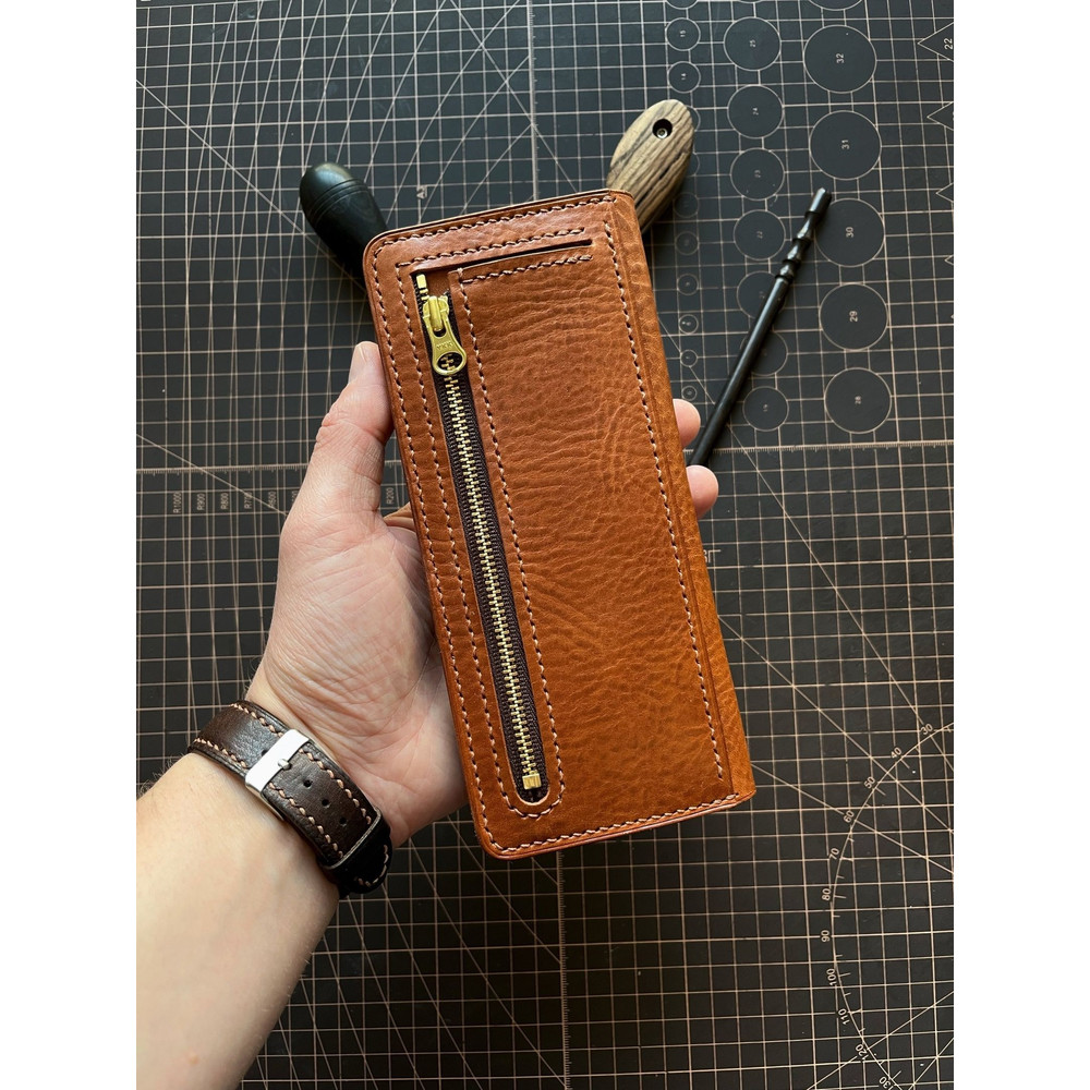 PDF Pattern Longer Wallet Pattern Of A Leather Wallet Download PDF Video TUTORIAL 4