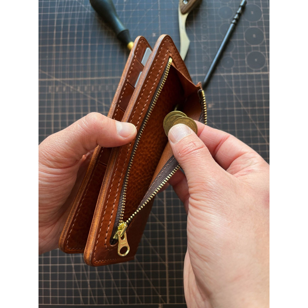 PDF Pattern Longer Wallet Pattern Of A Leather Wallet Download PDF Video TUTORIAL 6