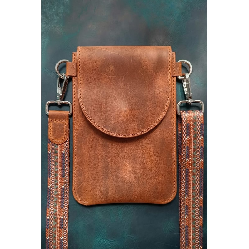 PDF Pattern Phone Bag Pattern Of A Small Womens Leather Bag Download PDF And Video Tutorial Punch 2