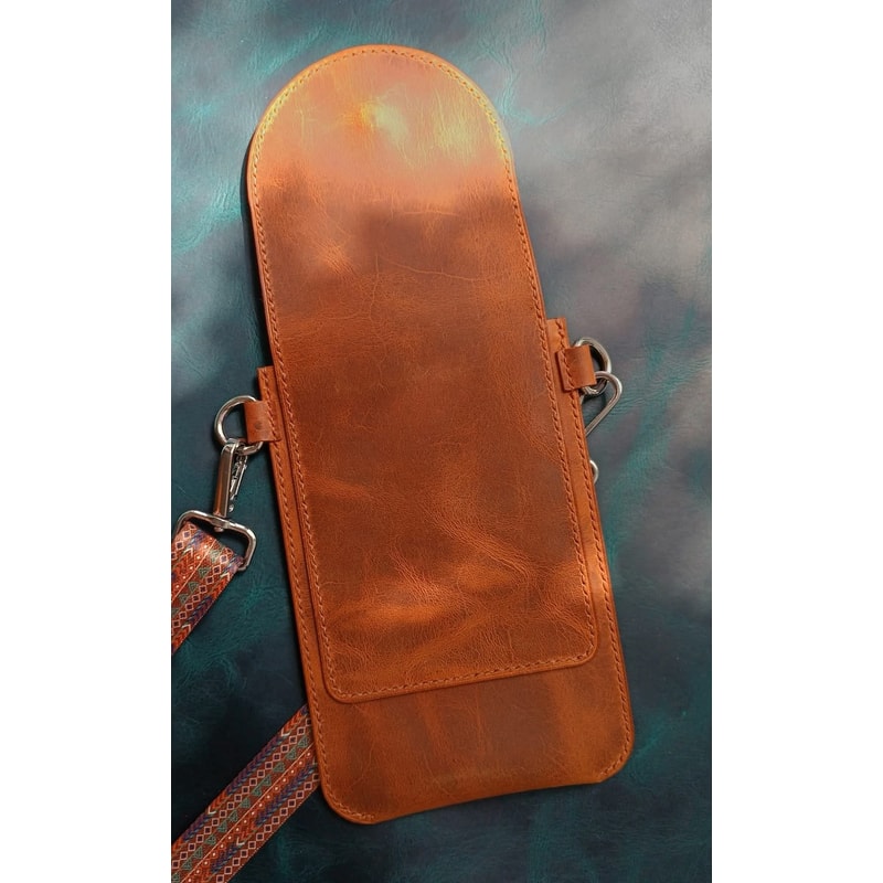 PDF Pattern Phone Bag Pattern Of A Small Womens Leather Bag Download PDF And Video Tutorial Punch 5