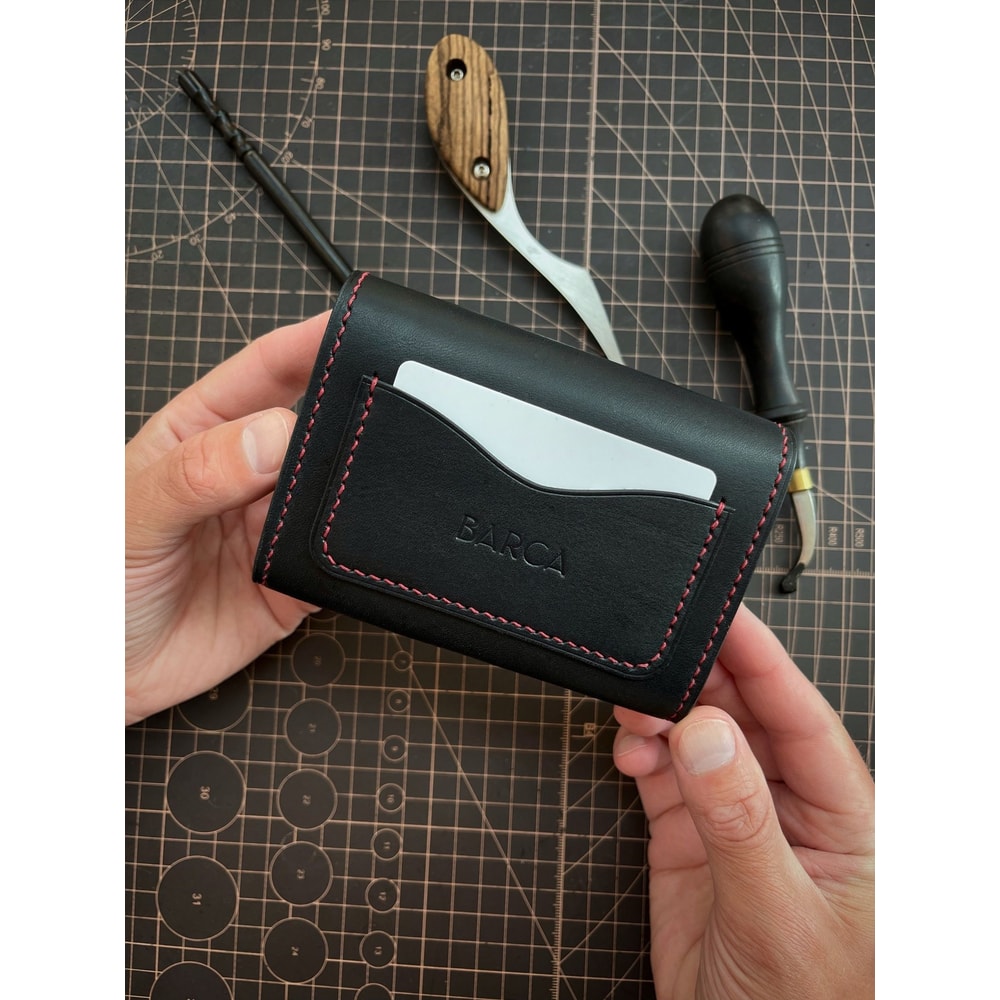 Pattern Of A Mini Womens Wallet Pattern Of A Leather Wallet Download PDF Video TUTORIAL Punch Pi 6