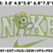 Nike Minion Embroidery File 6 Sizes 0