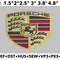 Porsche Small Embroidery File 6 Sizes 0