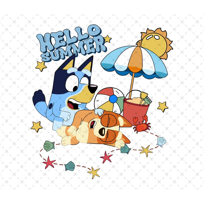 Blue Dogs Hello Summer Png, Blue Dogs Brother Svg, Dogs Png, Dogs Svg, Dogs Family Svg, Dogs Sublimation Png, Digital File, Instant Download1 (1).jpg