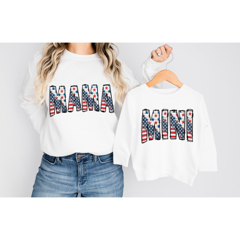 American Mama and Mini PNG, Mama Png, 4th of July Png, Fourth Of July Png, USA Png, America Png, Independence Day, Sublimation Designs.jpg