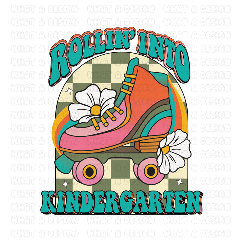 Back to School Png, Kindergarten Printable, Kindergarten PNG, First Day Of School PNG, School Png, Retro Design, Kindergarten Design.jpg