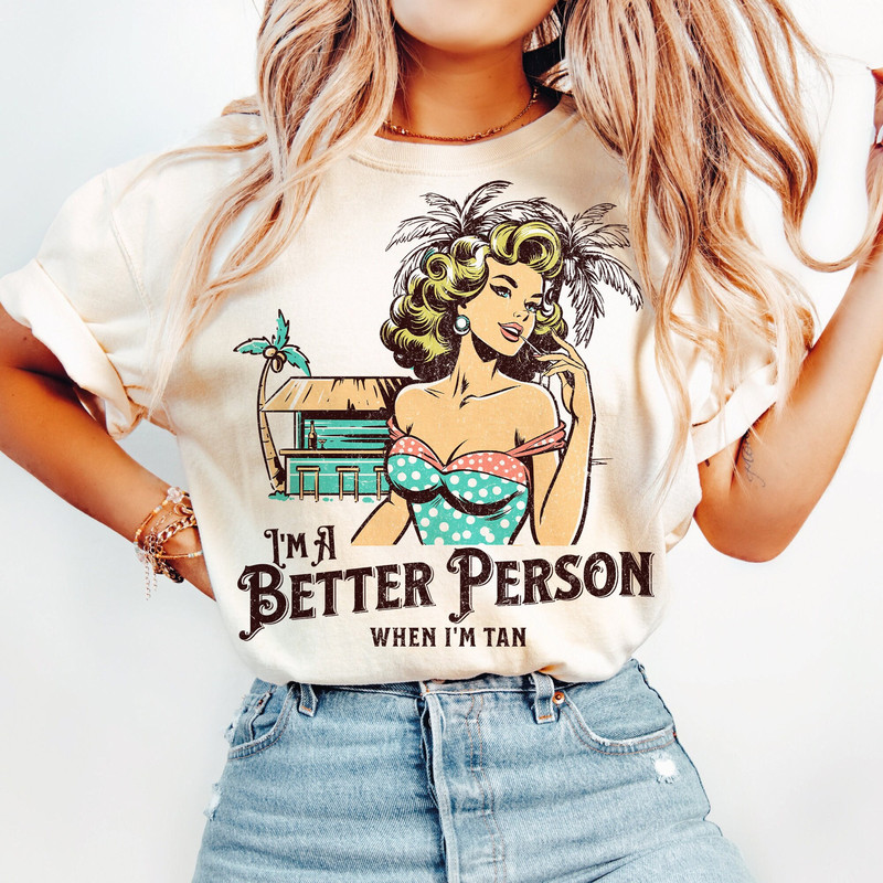 I am better person when i'm tan png, Summer png, Trendy Summer Png, Aesthetic Summer, Trendy Summer Png, Funny Sarcastic png, Sublimation.jpg
