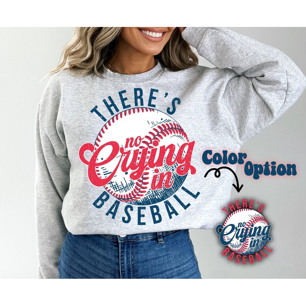 There's No Crying In Baseball PNG, Baseball Mama PNG, Sublimation Design, Digital Download Png, Retro Sports PNG, Baseball Mom Png, Game Day.jpg