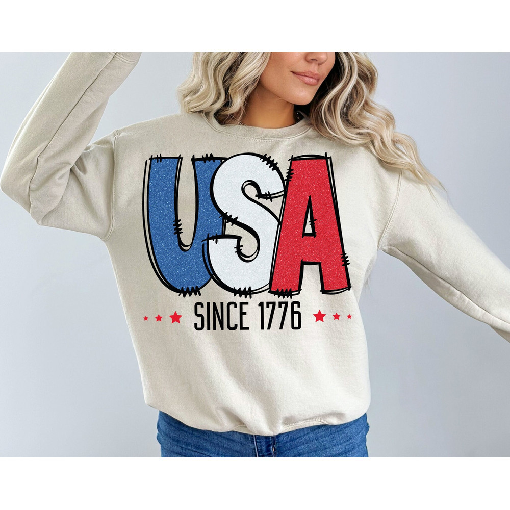 USA Since 1776 Faux Glitter Png, Fourth Of July Png, USA PNG, America png, Patriotic Flag Png, Independence Day Png, Sublimation Designs 1.jpg