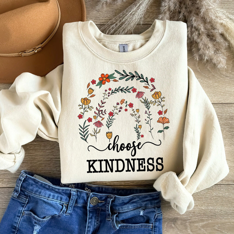Choose Kindness PNG Kindness png Be Kind png Flowers png Sublimation Design Digital Design Download Shirt Designs Graphic.jpg