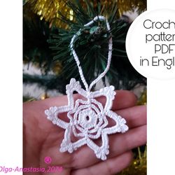 Snowflake  Christmas crochet  94 pattern , crochet Snowflake pattern , crochet pattern , Irish Crochet , Motif crochet.