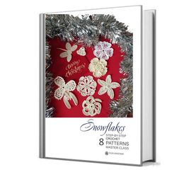 Christmas crochet pattern ebook 7 , crochet Snowflake pattern , crochet pattern , Irish Crochet , Motif crochet ,