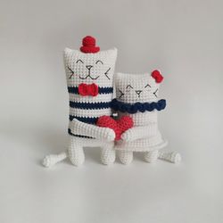 couples set mini cats, couples gifts for him and her, love gift for girlfriend or boyfriend, valentines day gift
