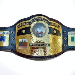 NWA Domed Globe World Heavyweight Wrestling Championship Belt Replica Adult Size