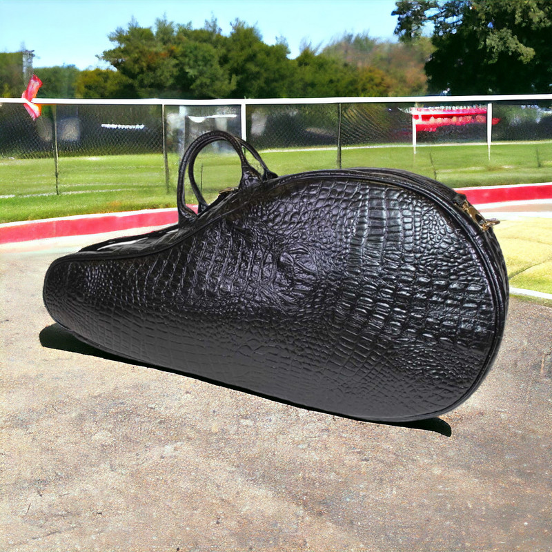 Tennis Bag for 2 rackets crocodile leather 1.jpg
