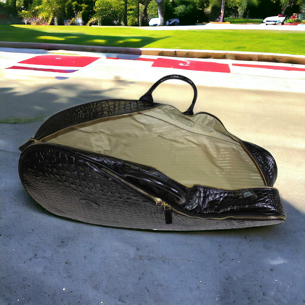 Tennis Bag for 2 rackets crocodile leather 3.jpg