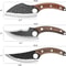 Handmade Forged Kitchen Knife 3 Pcs Professional Chef Knife Set Hunting BBQ Meat Knives For Cooking Forged Kitchen Kn 4