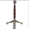 Scottish Claymore Sword Marto Of Toledo Spain 24K Gold Engraved Highland Sword 1