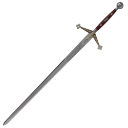 scottish claymore sword | marto of toledo spain | 24k gold engraved highland sword