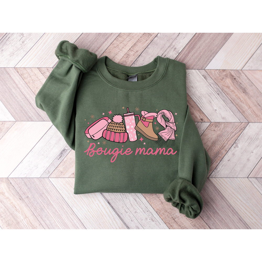 Bougie Mama Pink Christmas Sweatshirt,Christmas Pink Vibes Hat Bag Boot Thermos Tumbler Scarf Sweatshirt,Christmas Crewneck,Womens Christmas.jpg
